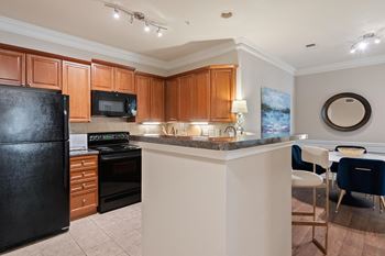 Model kitchen counter